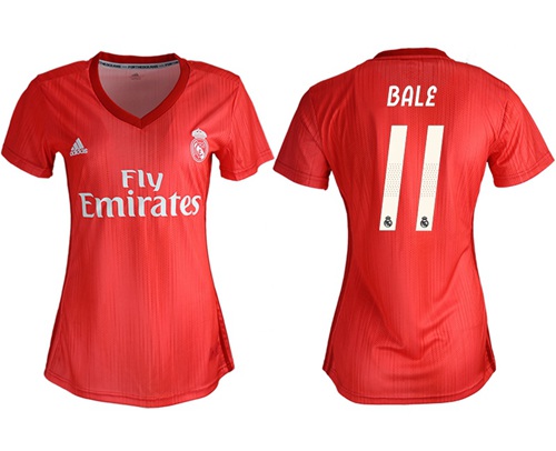 Women's Real Madrid #11 Bale Third Soccer Club Jersey